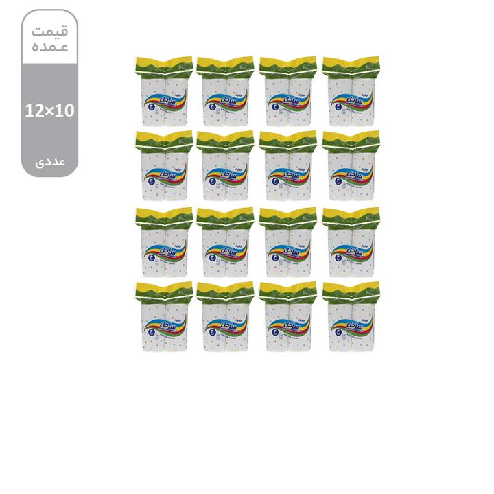 دستمال حوله ای ساحل کد 06 بسته 12 عددی Sahel 06 Towel Paper Pack of 12